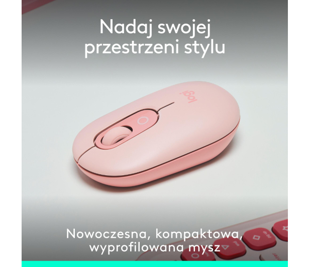 LOGITECH POP ICON Mouse różowa 910-007413 - 1276200 - zdjęcie 6